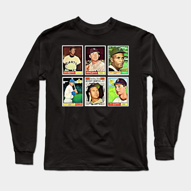 1961 MLB Legends Long Sleeve T-Shirt by flashbackchamps